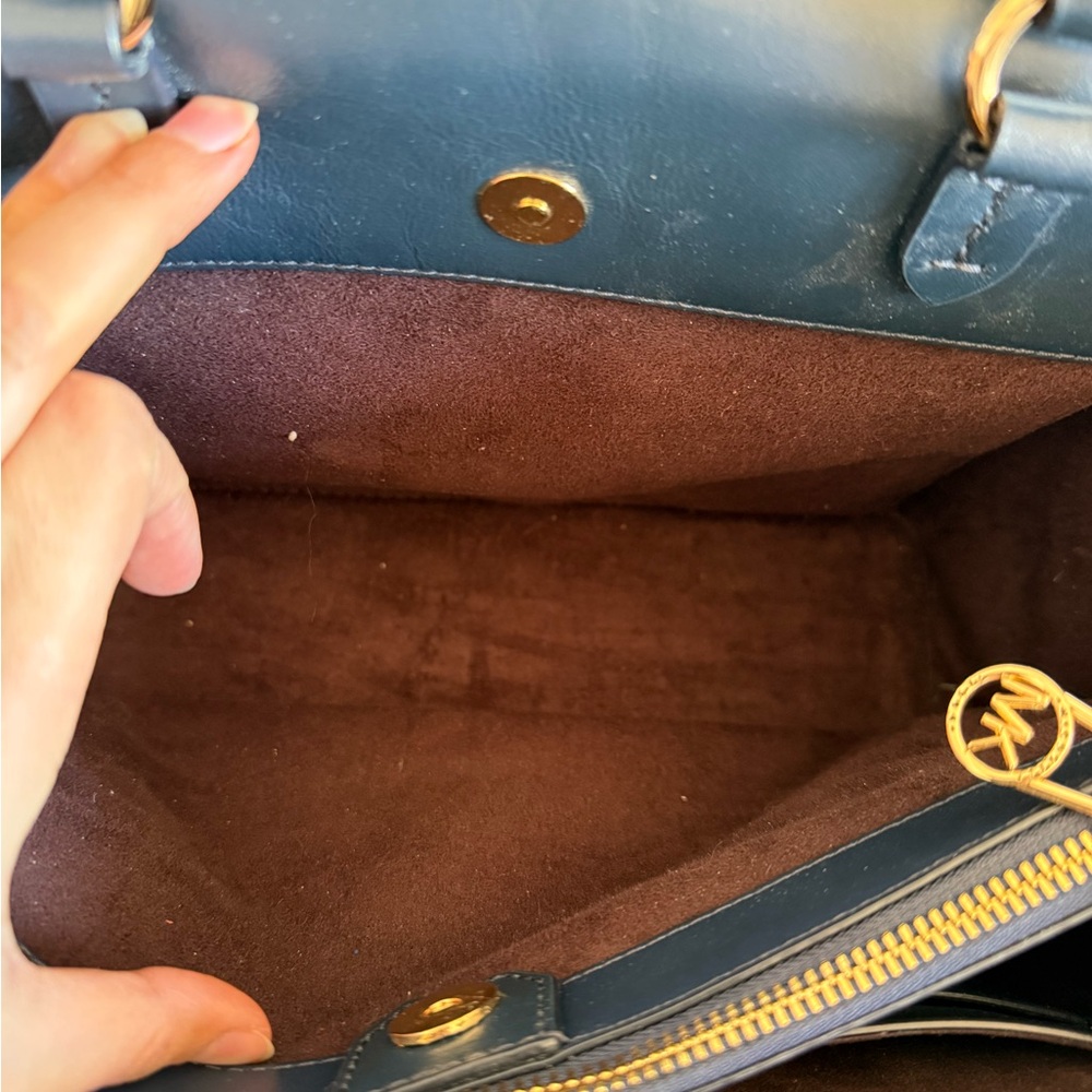 *Rare* Michael Kors Hamilton Legacy Large Woven Belted Satchel - Picture 8 of 10